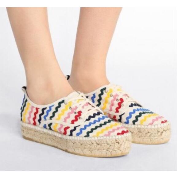 Loeffler Randall Alfie Rainbow Espadrilles 38 - Picture 1 of 11